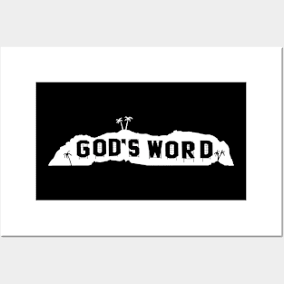 God's Word in Hollywood (dark colors) Posters and Art